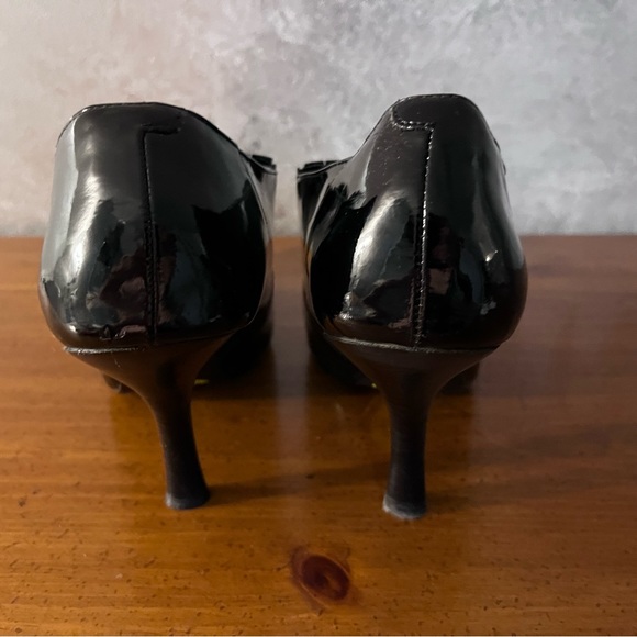 Nine West black patent leather booties - Picture 4 of 4